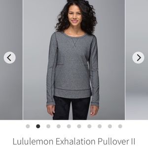 Lululemon exhalation Pullover II